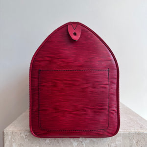 Pre-Owned LOUIS VUITTON Vintage Red Epi Speedy 40