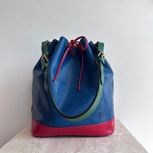 Pre-Owned LOUIS VUITTON Vintage Tricolour Epi Noe Shoulder Bag