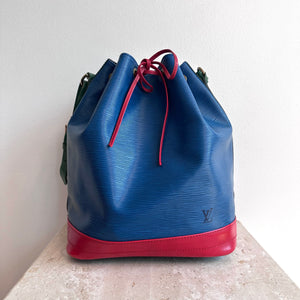 Pre-Owned LOUIS VUITTON Vintage Tricolour Epi Noe Shoulder Bag