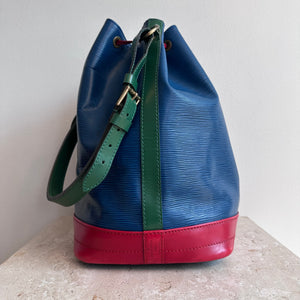 Pre-Owned LOUIS VUITTON Vintage Tricolour Epi Noe Shoulder Bag
