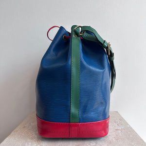 Pre-Owned LOUIS VUITTON Vintage Tricolour Epi Noe Shoulder Bag