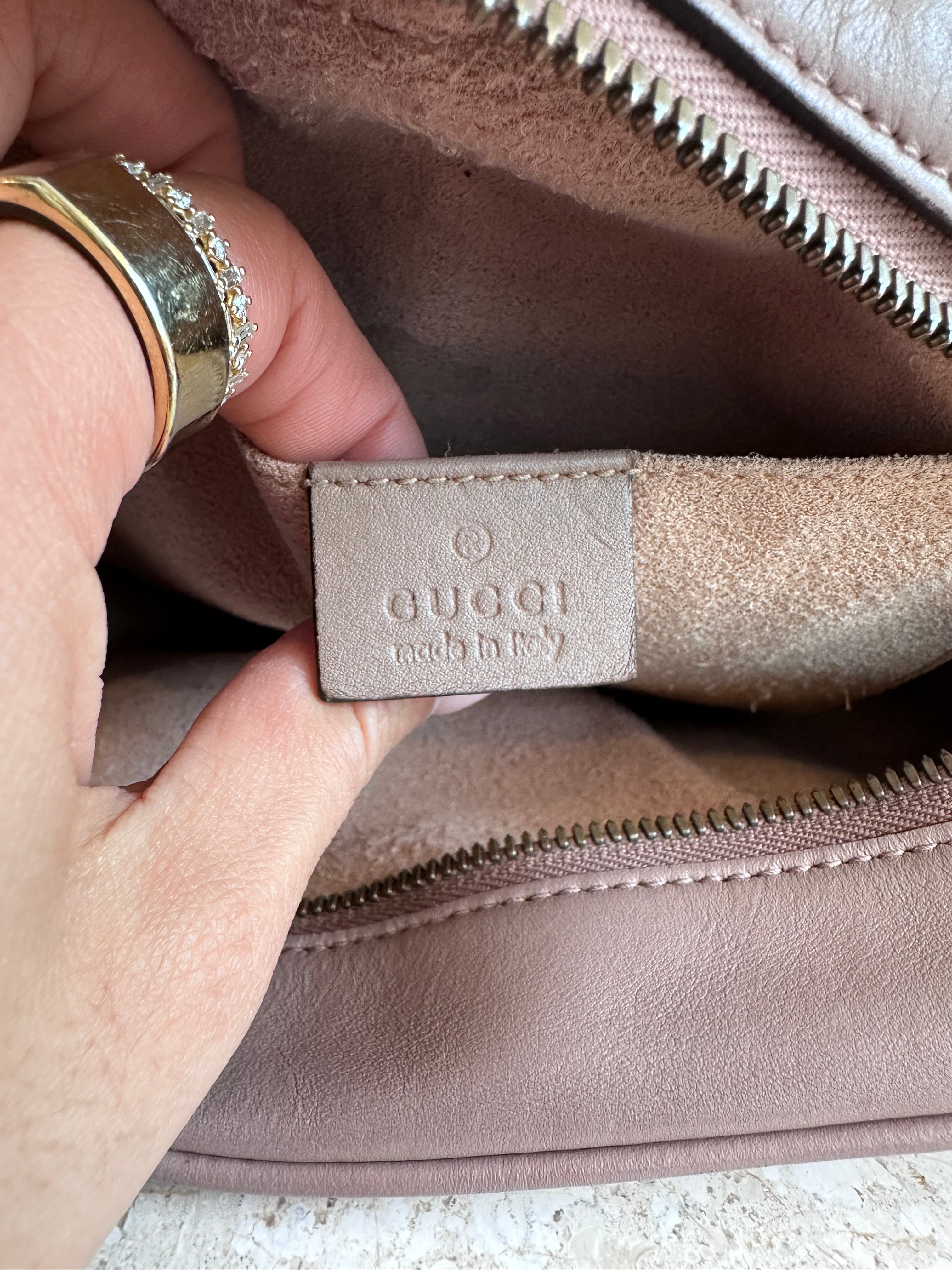 Pre-Owned GUCCI Marmont Dusty Rose Small Shoulder Bag #1