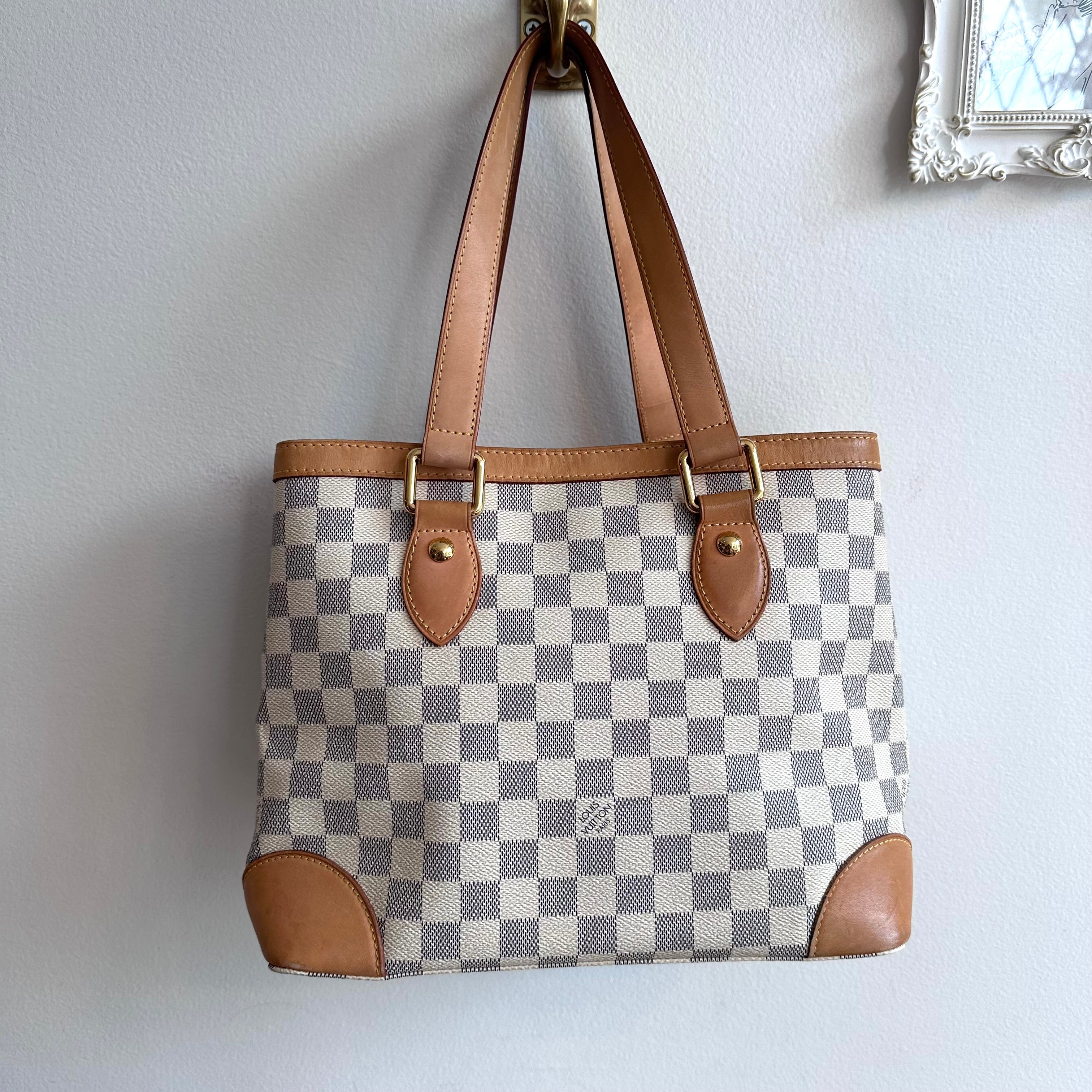 Pre-Ownedd LOUIS VUITTON Damier Azur Hampstead PM