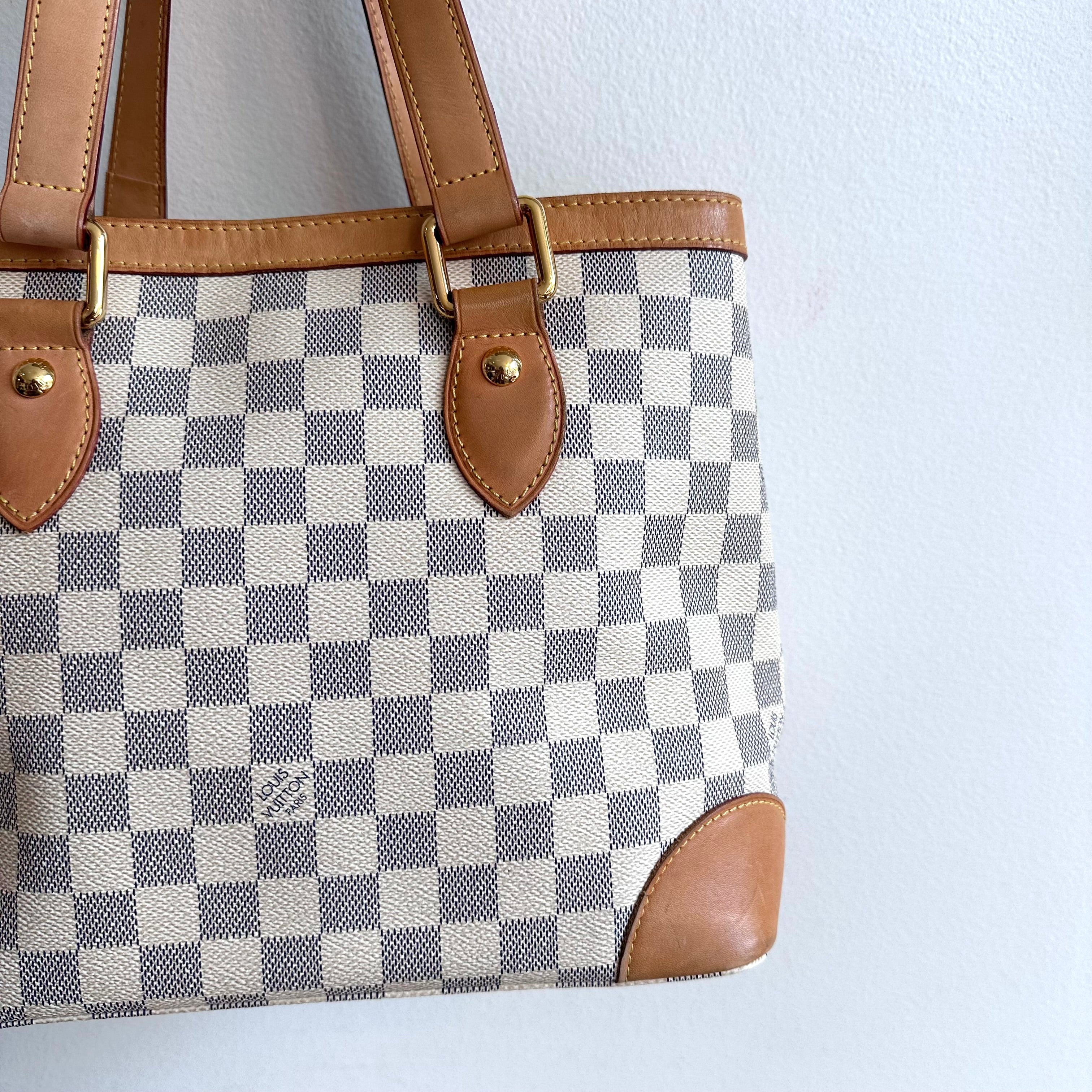 Pre-Ownedd LOUIS VUITTON Damier Azur Hampstead PM