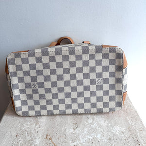 Pre-Ownedd LOUIS VUITTON Damier Azur Hampstead PM
