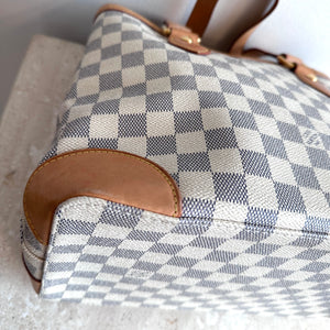 Pre-Ownedd LOUIS VUITTON Damier Azur Hampstead PM