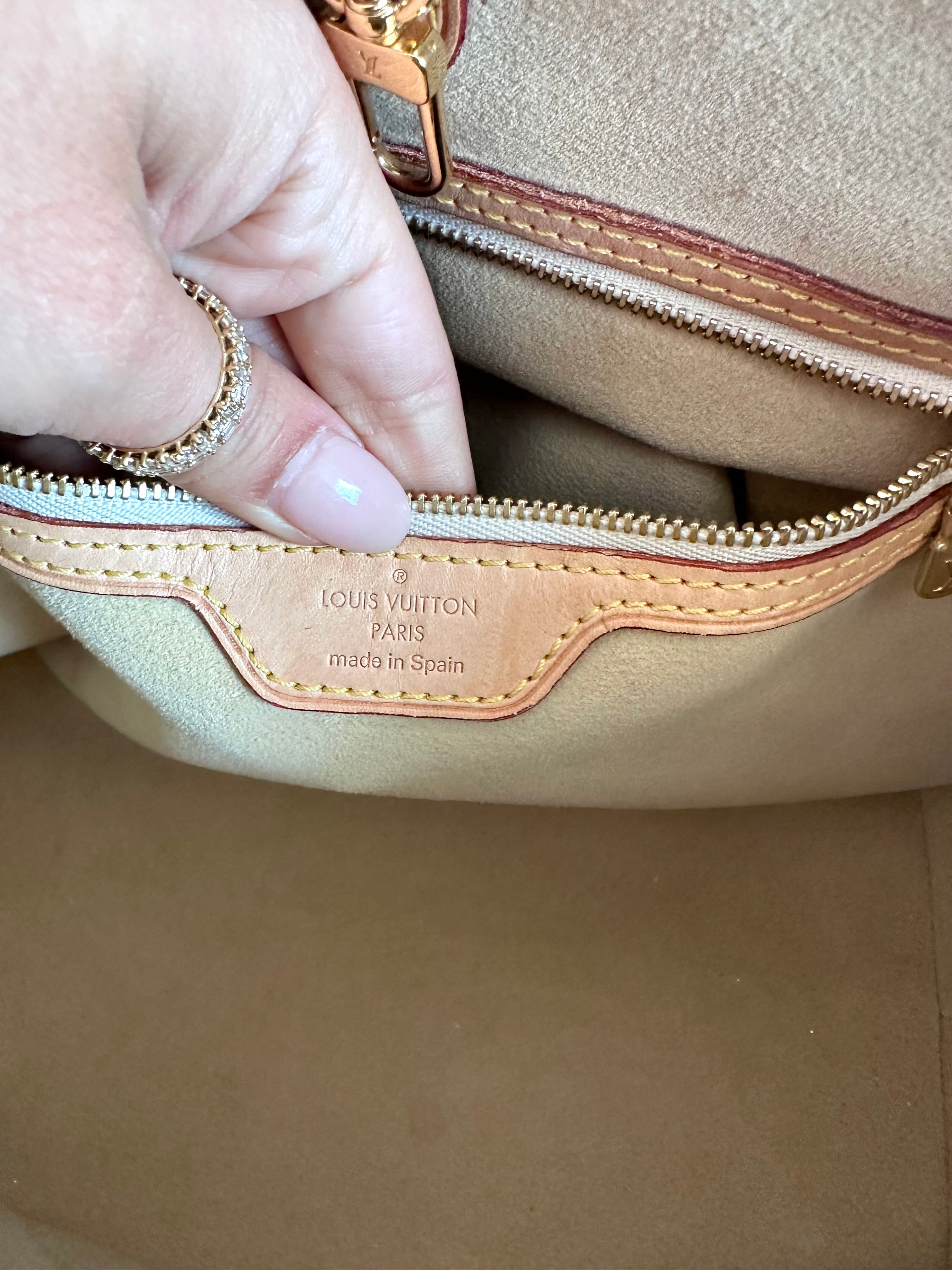 Pre-Ownedd LOUIS VUITTON Damier Azur Hampstead PM