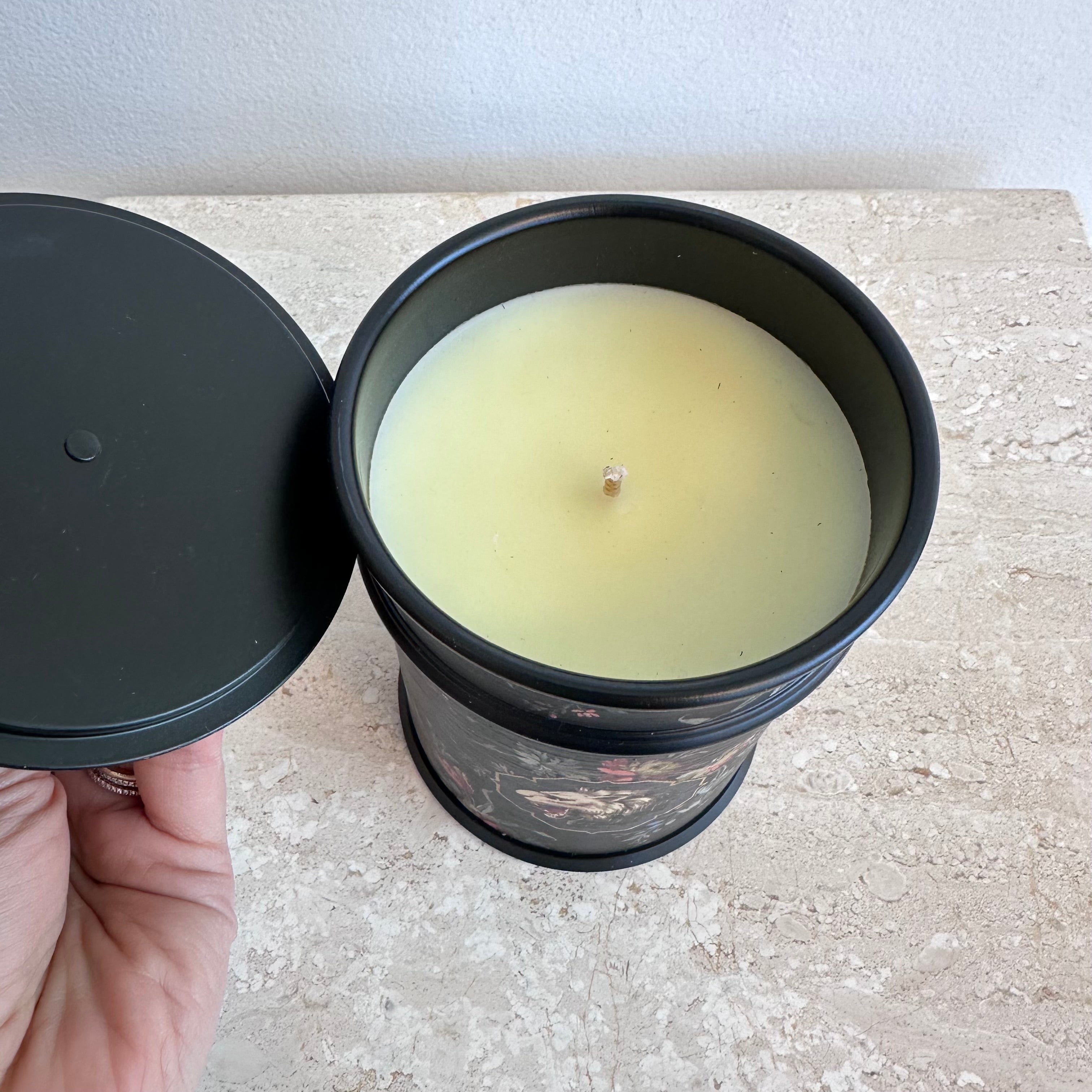 Pre-Owned GUCCI Esotericum Grotesque Garden Print Mini Basket