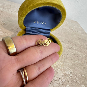 Pre-Owned GUCCI 18K Gold GG Earrings