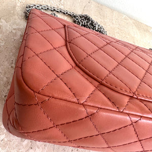 Pre-Owned CHANEL Apricot Quilted Sheepskin 2.55 Reissue Mini Flap
