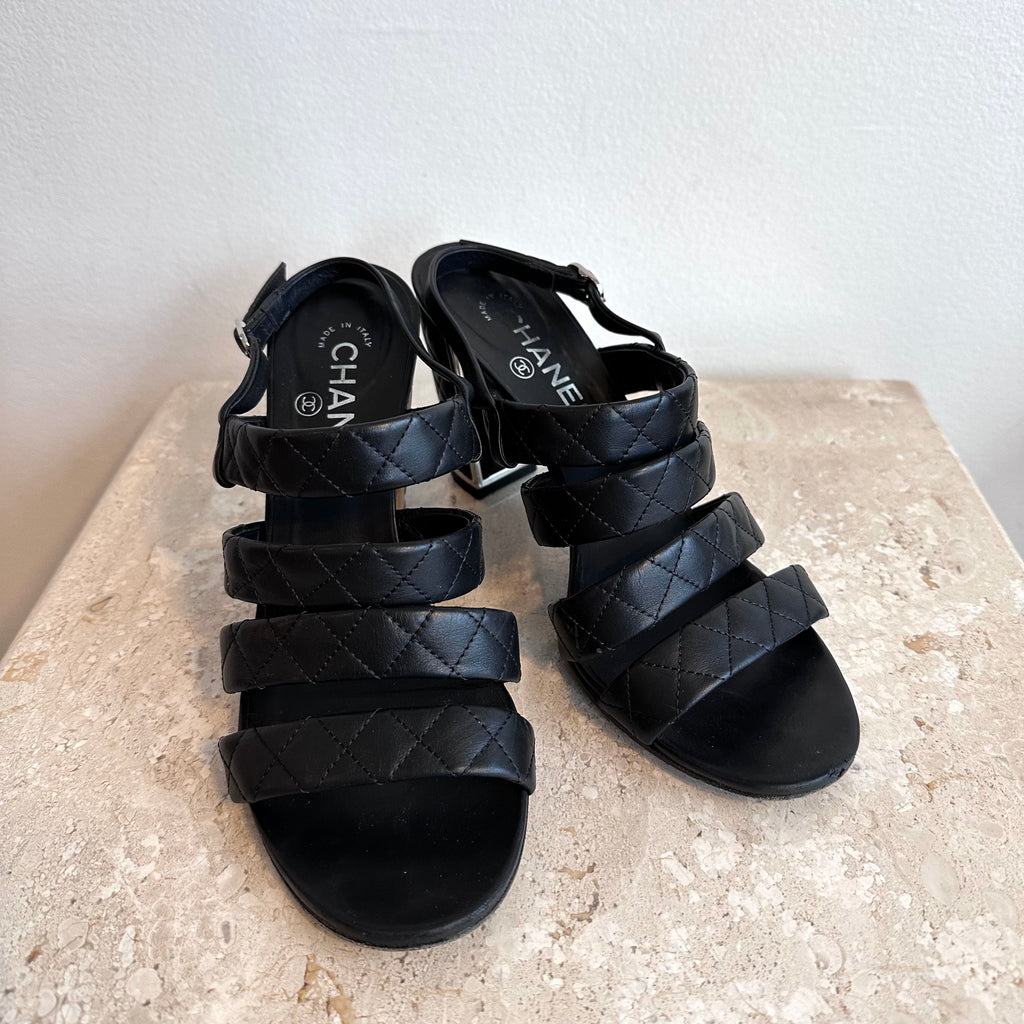 Pre-Owned CHANEL Sandals Size 39.5