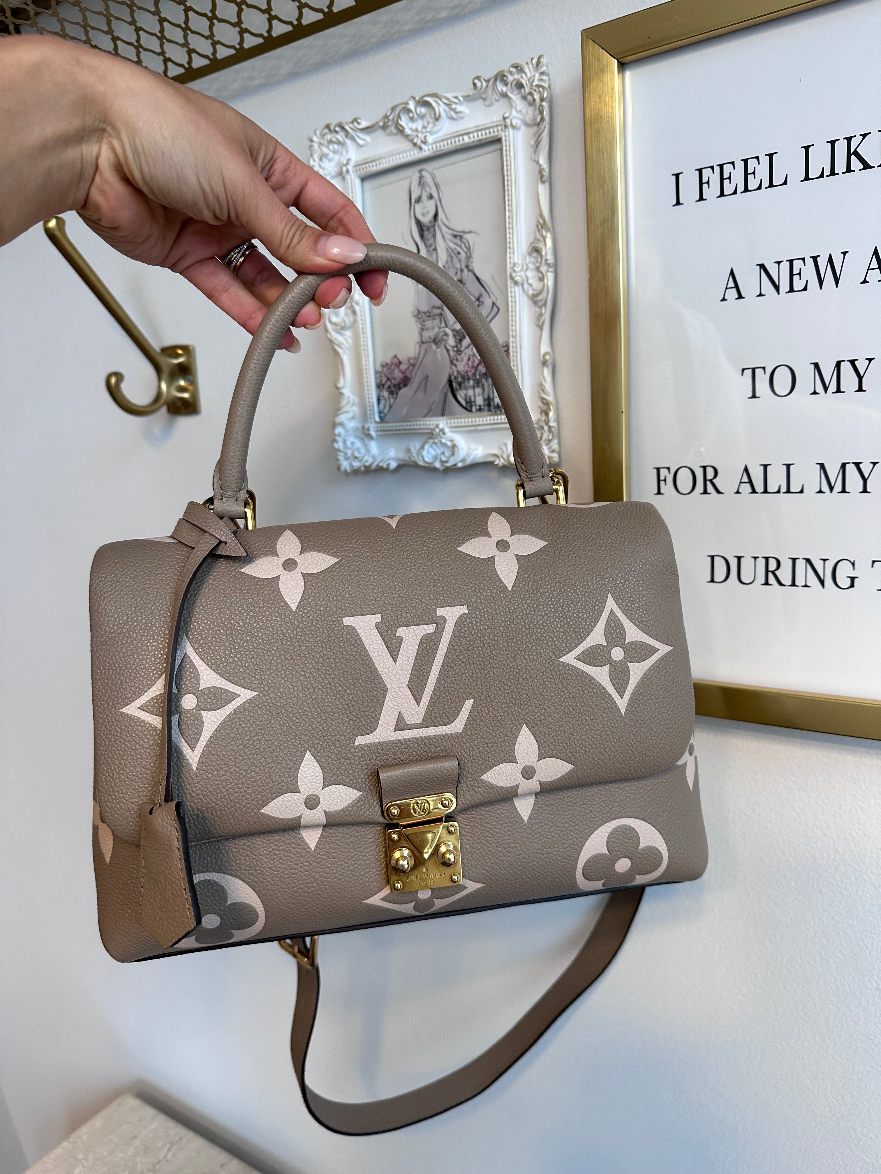 Pre-Owned LOUIS VUITTON Bicolor Monogram Empreinte Madeleine MM