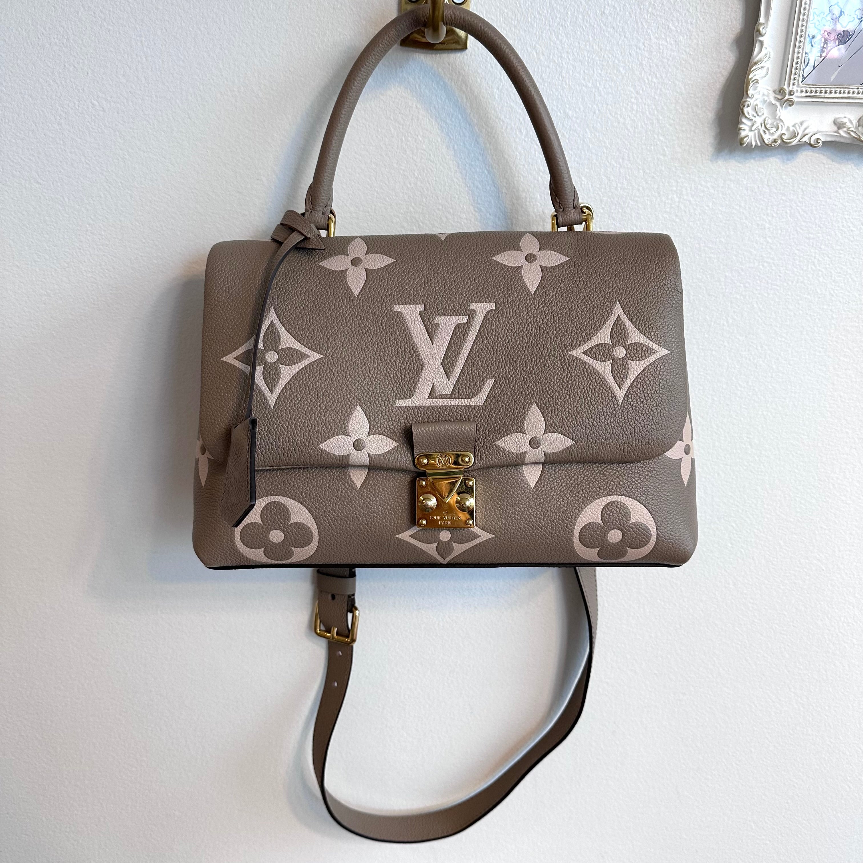 Pre-Owned LOUIS VUITTON Bicolor Monogram Empreinte Madeleine MM