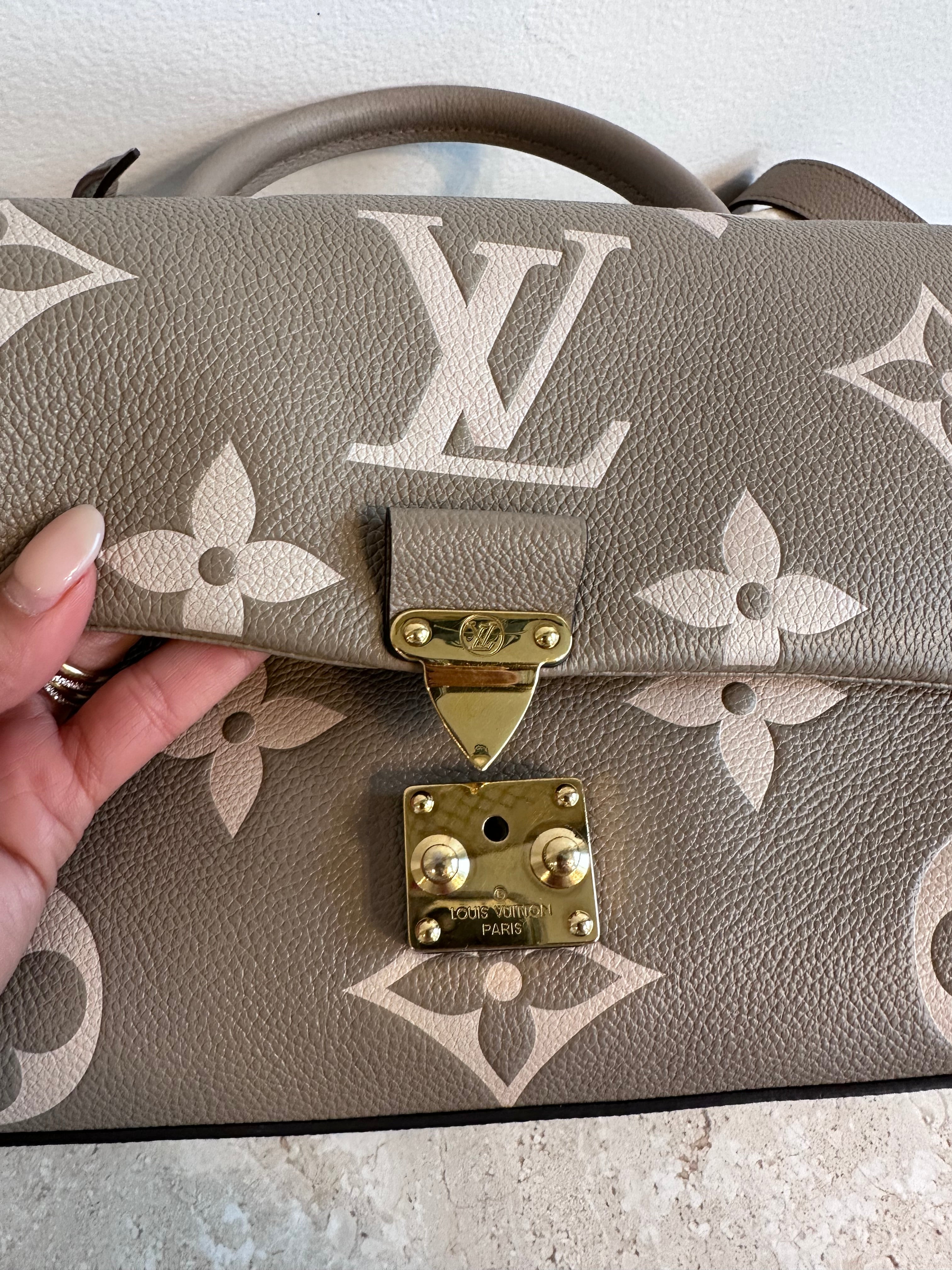 Pre-Owned LOUIS VUITTON Bicolor Monogram Empreinte Madeleine MM