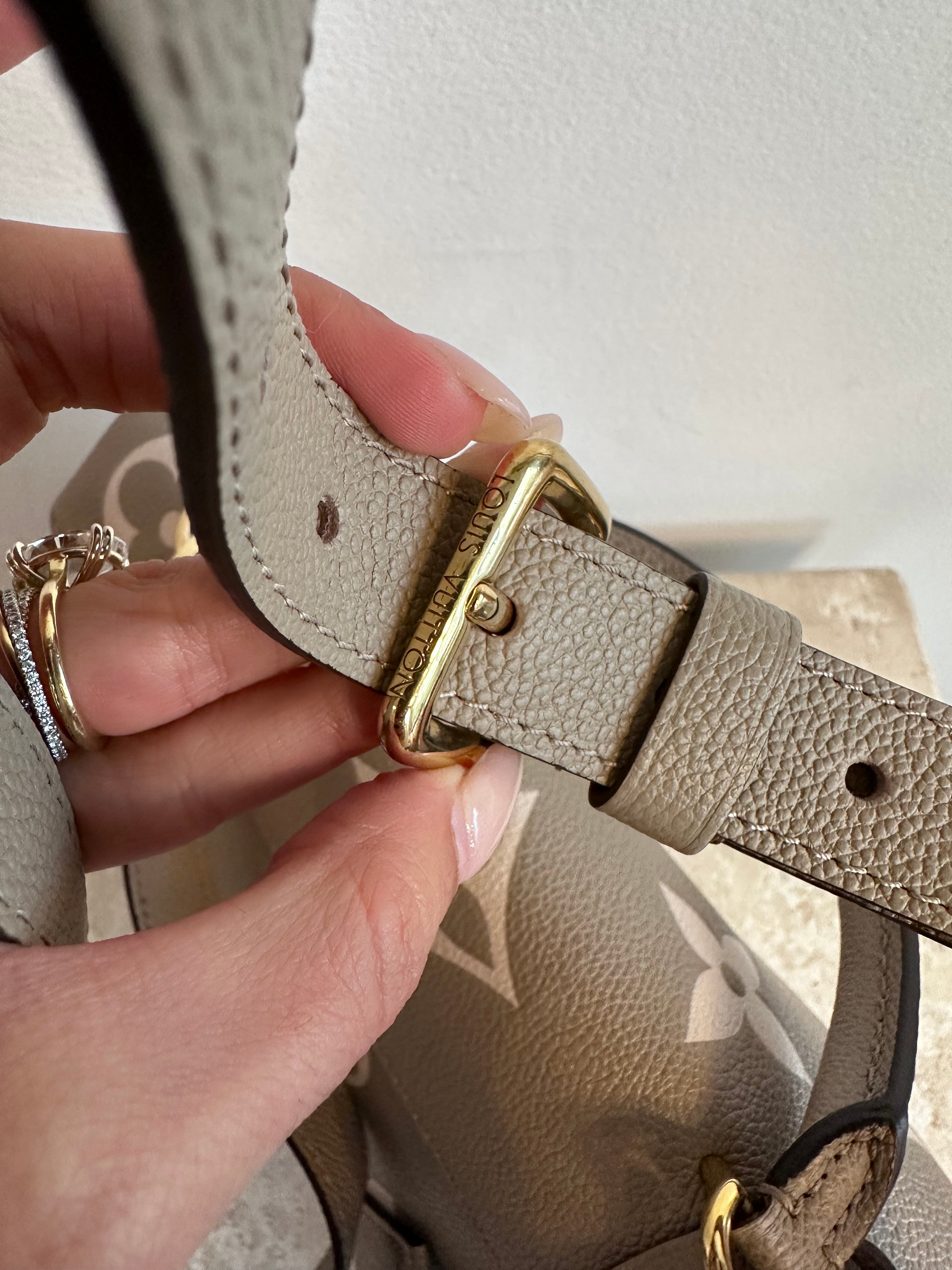 Pre-Owned LOUIS VUITTON Bicolor Monogram Empreinte Madeleine MM
