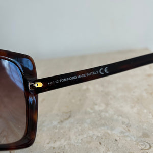 Pre-Owned TOM FORD Nico Brown TF175 52F Sunglasses