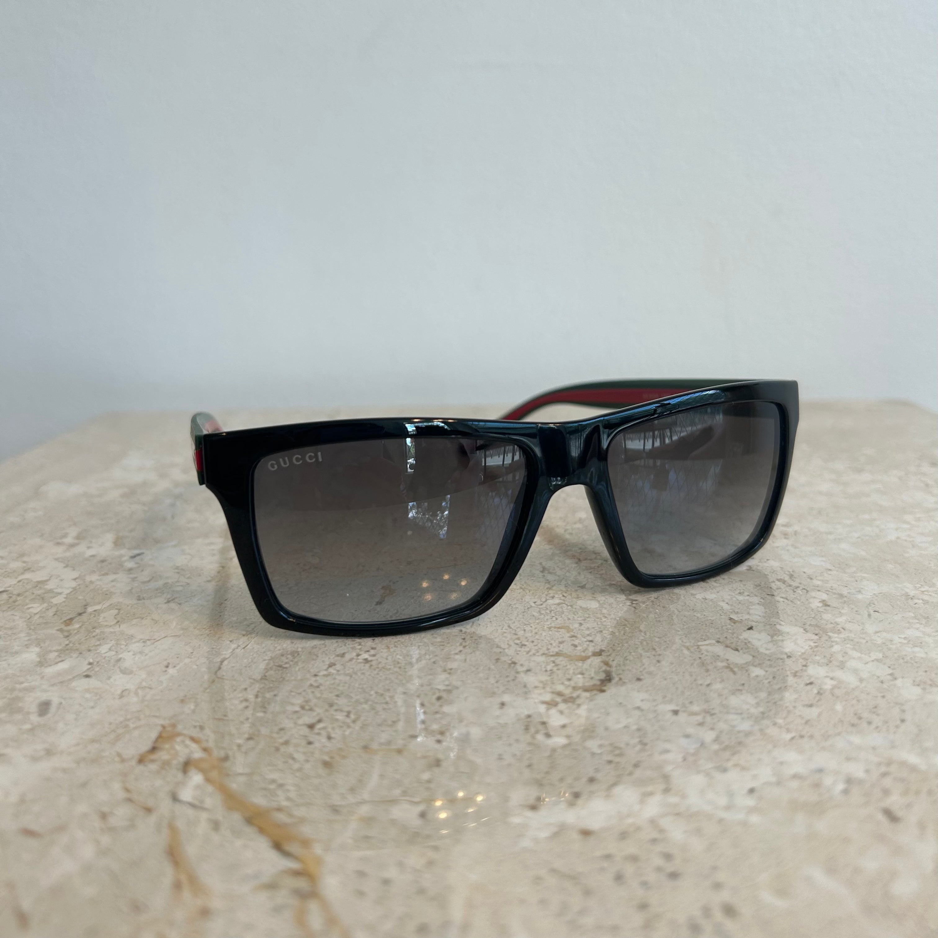 Pre-Owned GUCCI Web GG 1013/S 51N PT Sunglasses