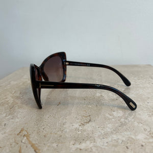 Pre-Owned TOM FORD Nico Brown TF175 52F Sunglasses