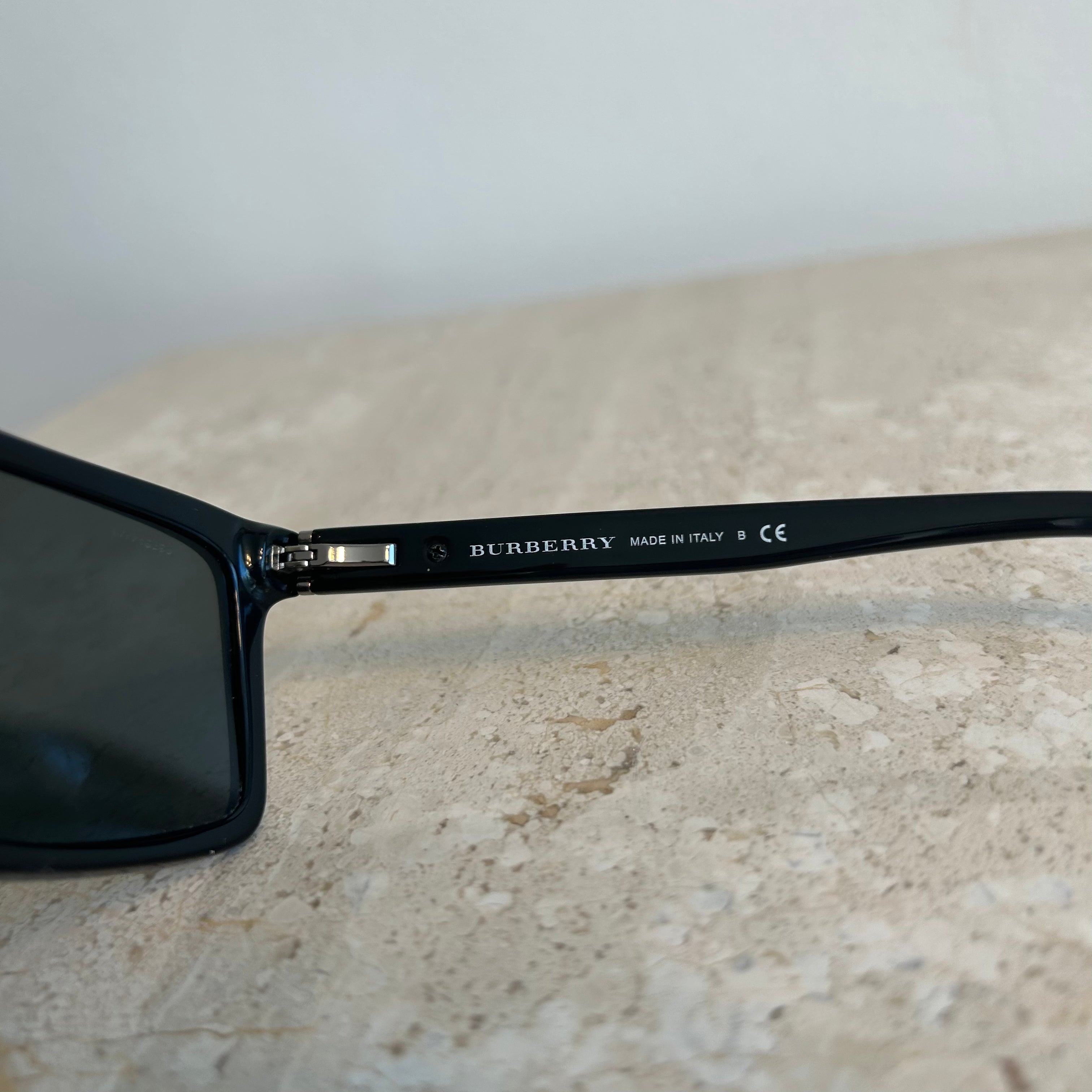 Pre-Owned BURBERRY 8410 3001/87 Blue Plaid Sunglasses