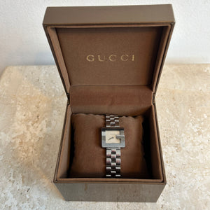 Pre-Owned GUCCI Stainless Steel/White 3600L G Watch