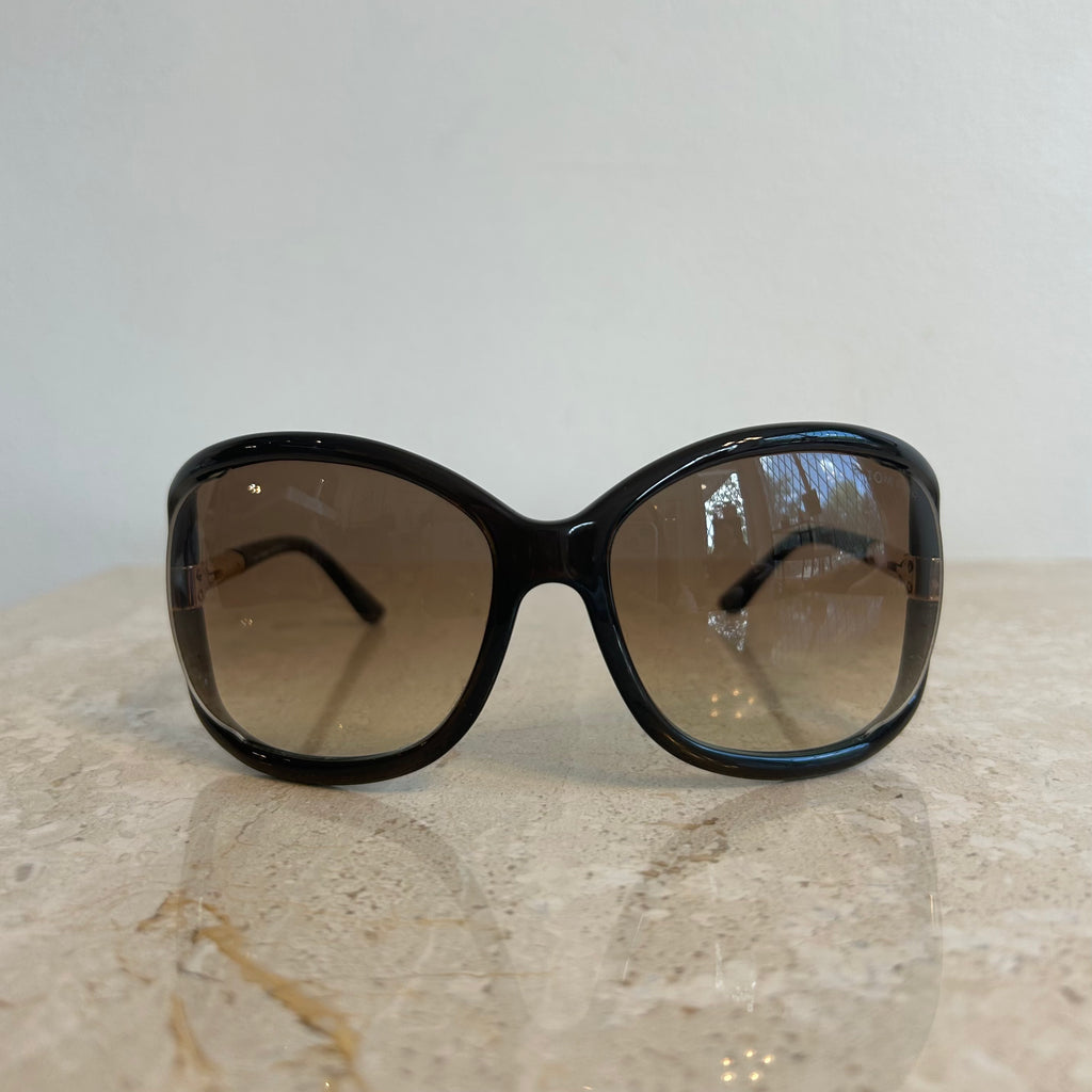 Pre-Owned TOM FORD Dark Brown Anais TF125 Sunglasses
