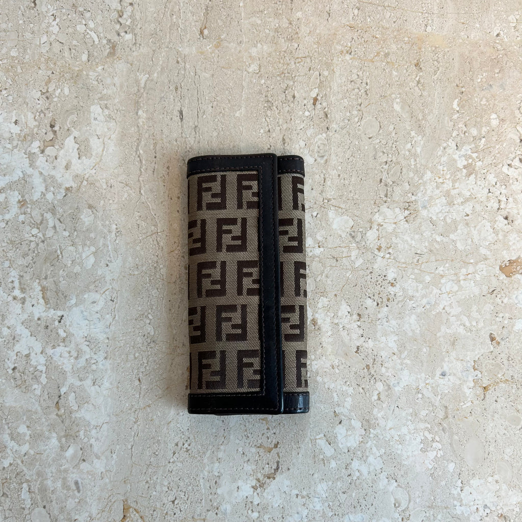 Pre-Owned FENDI Vintage Zucca Key Holder