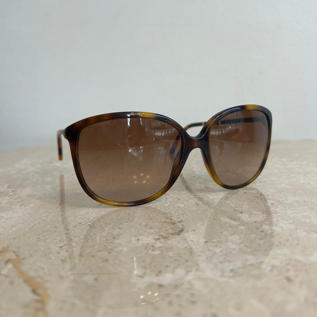 Pre-Owned BURBERRY B 4118-0 Tortoise Sunglasses