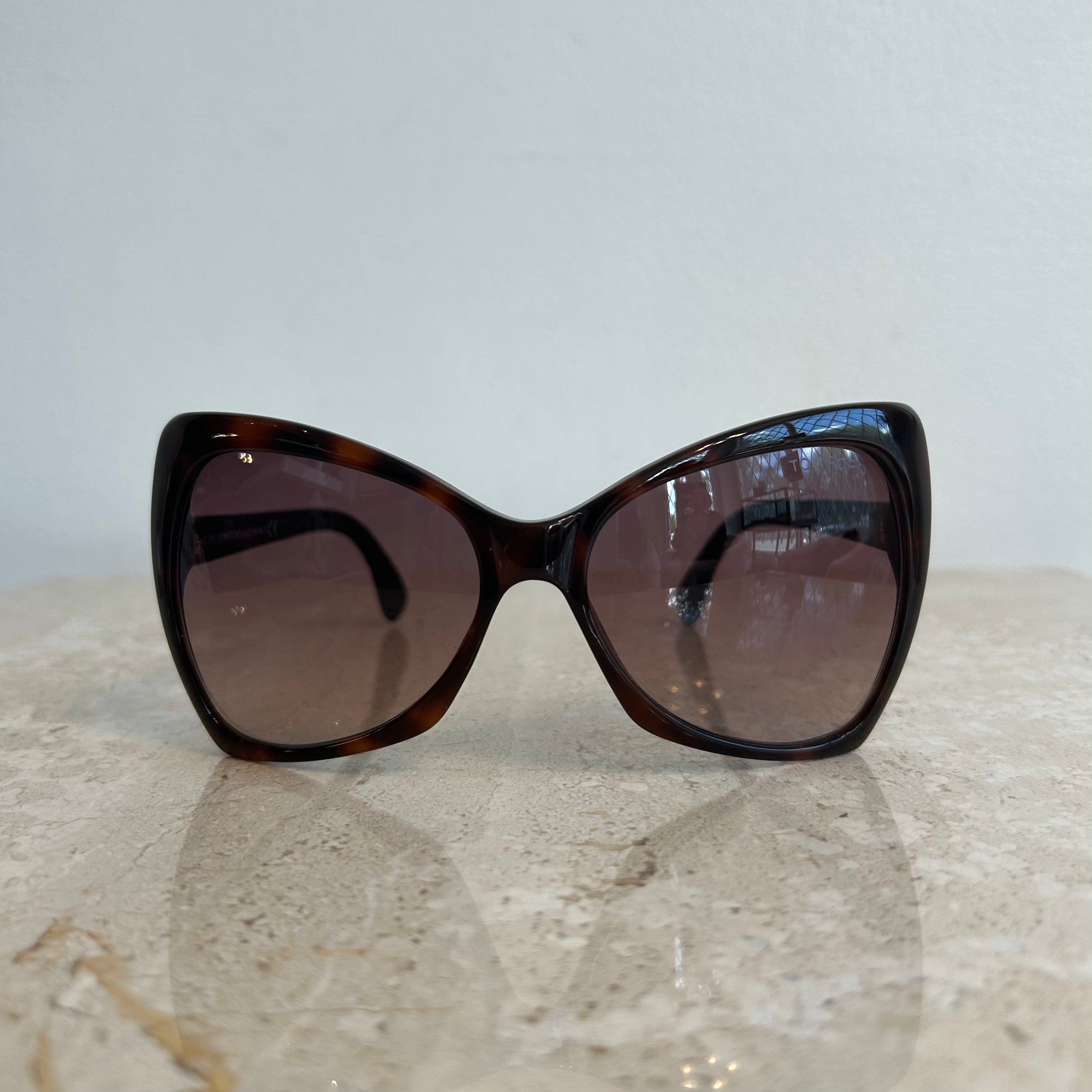 Pre-Owned TOM FORD Nico Brown TF175 52F Sunglasses