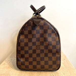 Pre-Owned LOUIS VUITTON Damier Ebene Speedy 35