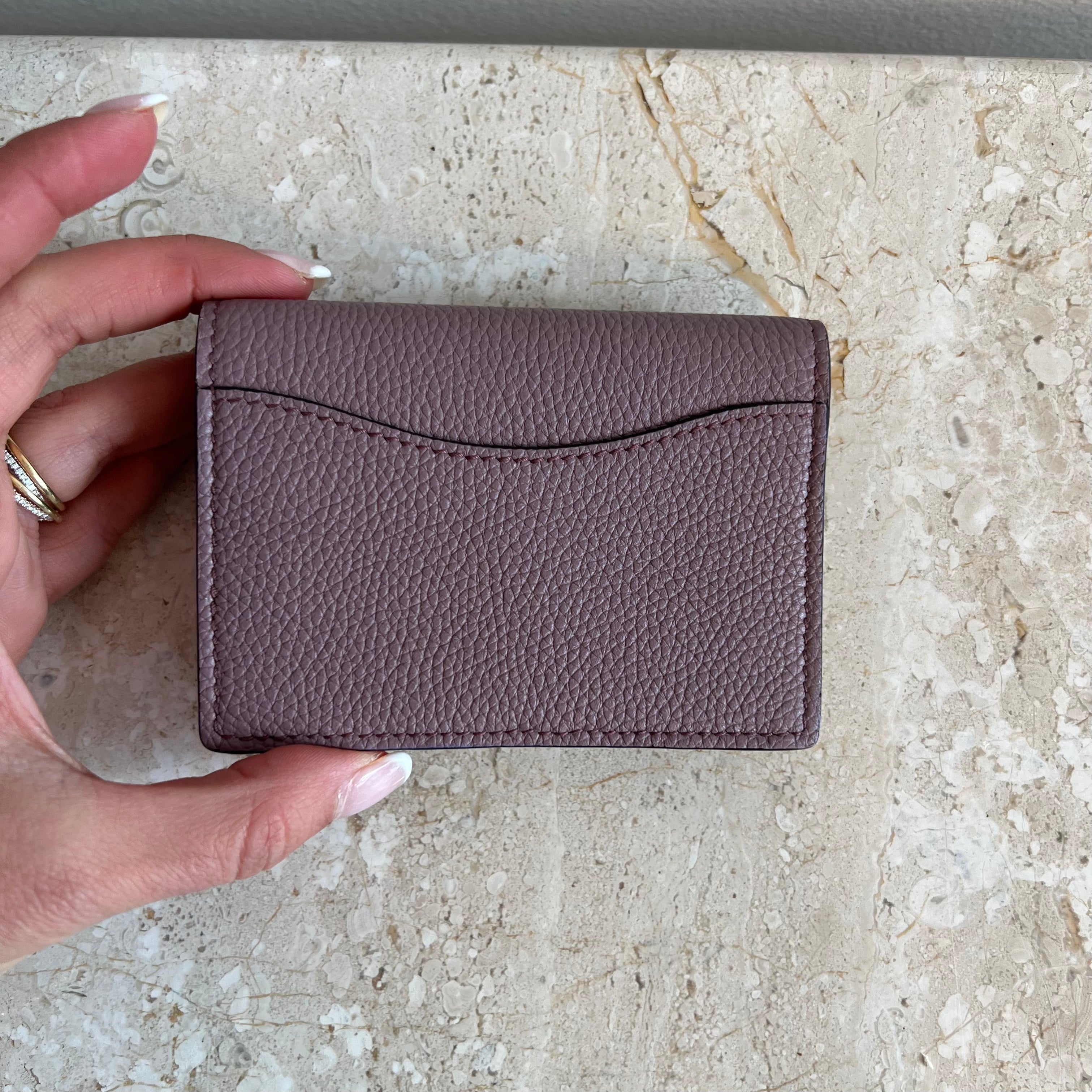 Pre-Owned SALVATORE FERRAGAMO "Cinder Rose" Card Case