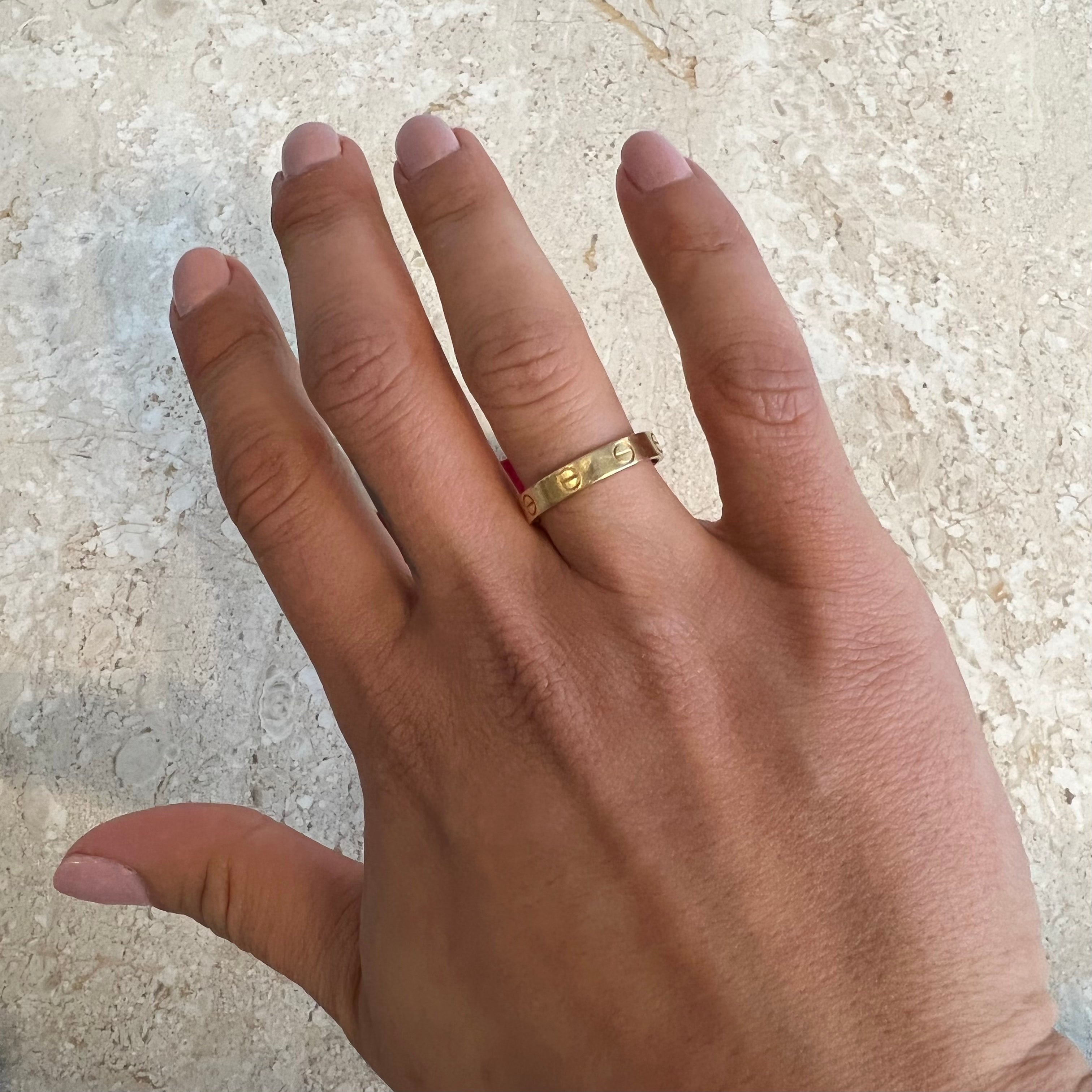 Cartier love ring width sizes Clearance