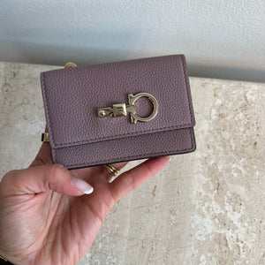 Pre-Owned SALVATORE FERRAGAMO "Cinder Rose" Card Case