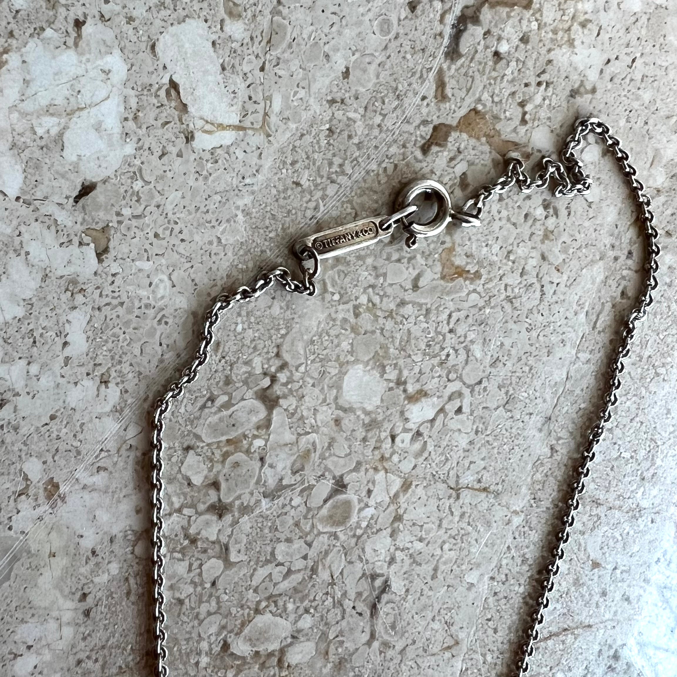 Pre-Owned TIFFANY & CO. Vintage Atlas Cube Necklace