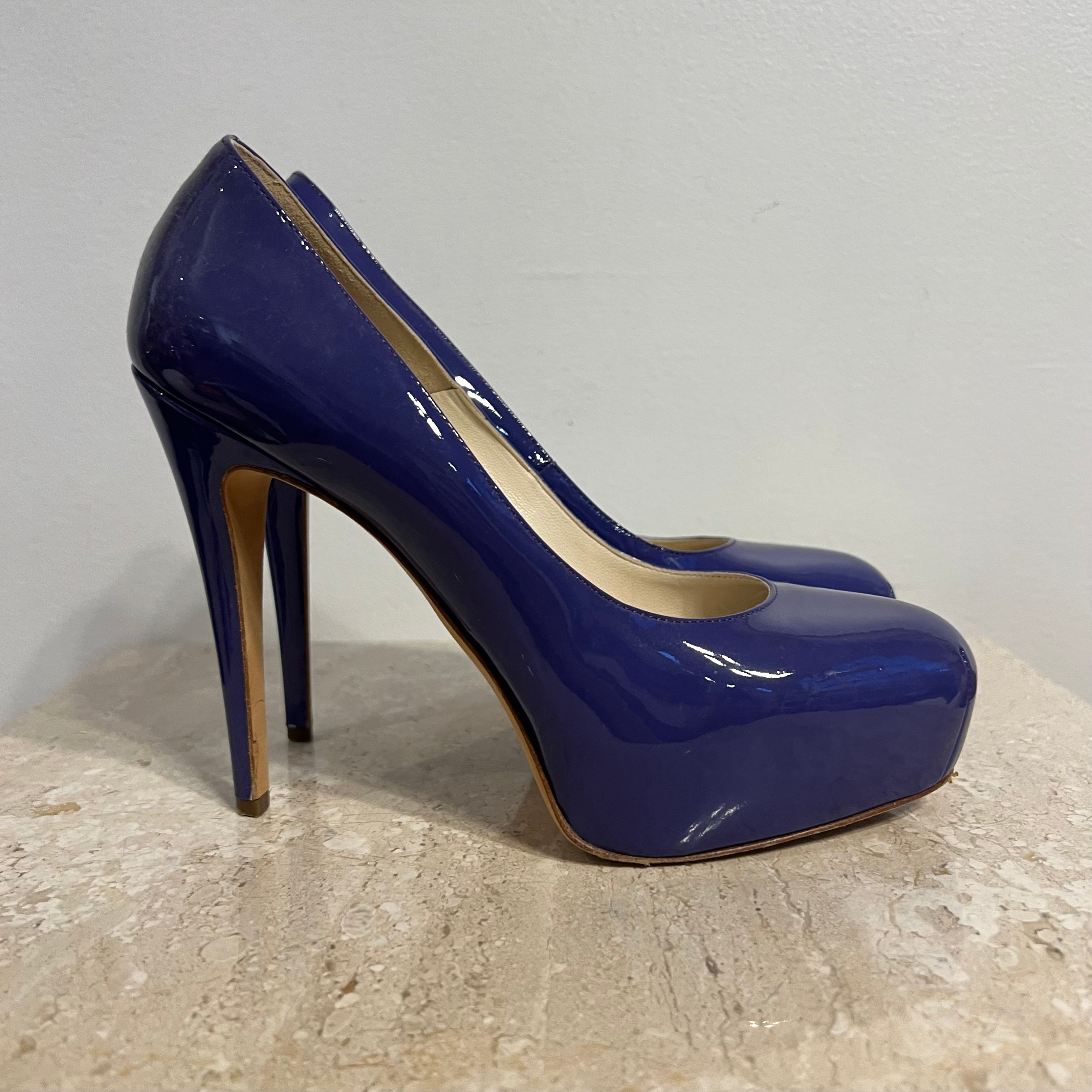 Pre-Owned BRIAN ATWOOD Maniac Purple Pumps - Size 37.5
