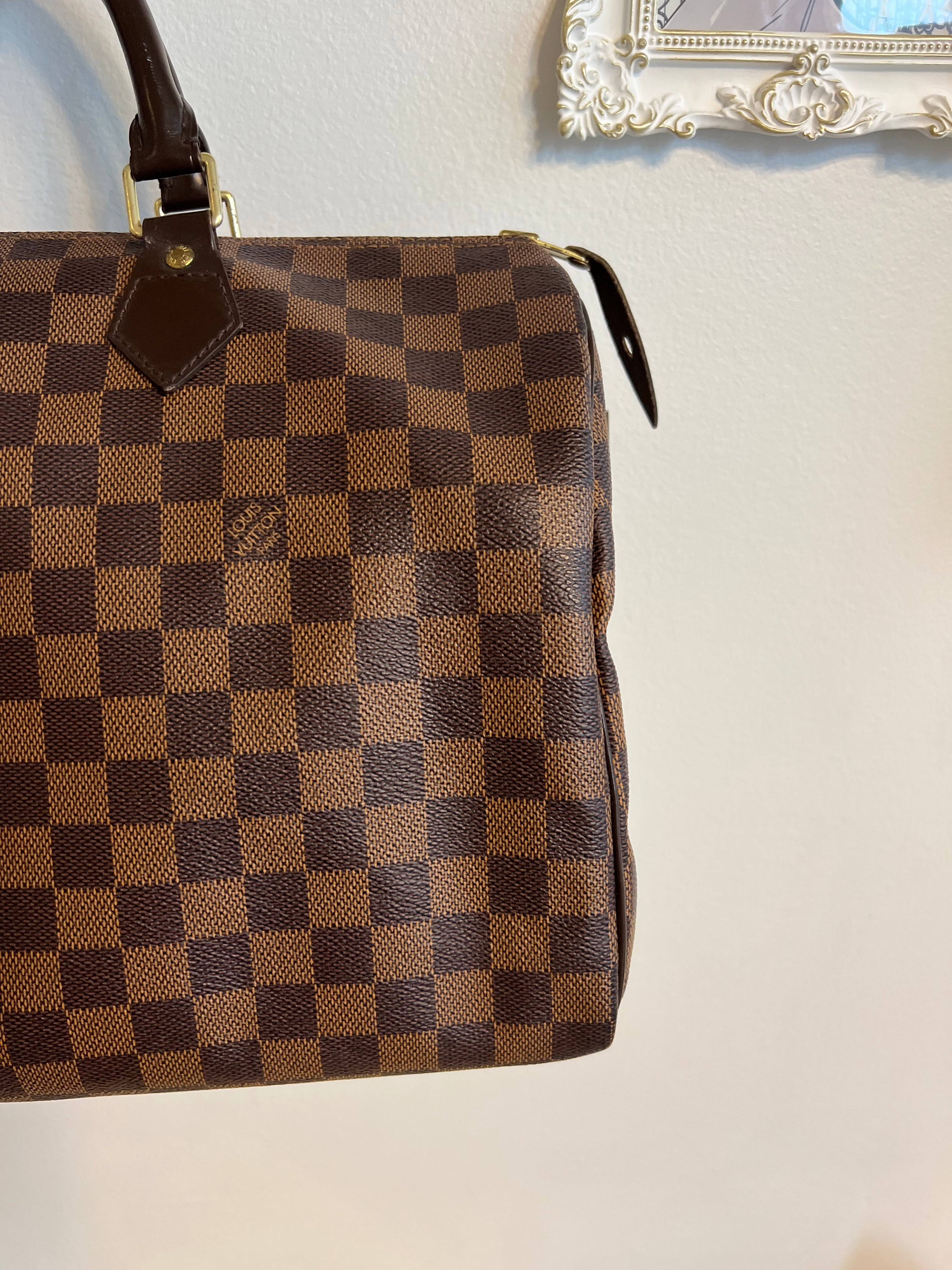 Pre-Owned LOUIS VUITTON Damier Ebene Speedy 35