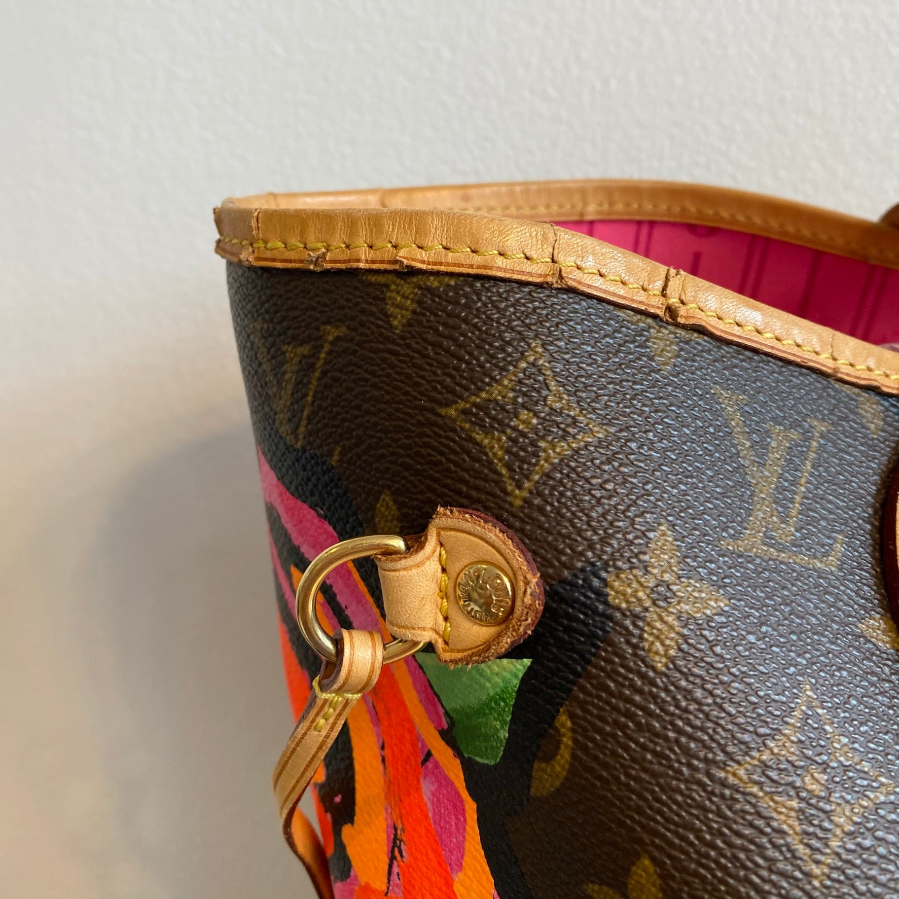 Pre-Owned LOUIS VUITTON Limited Edition Stephen Sprouse Monogram Roses Neverfull
