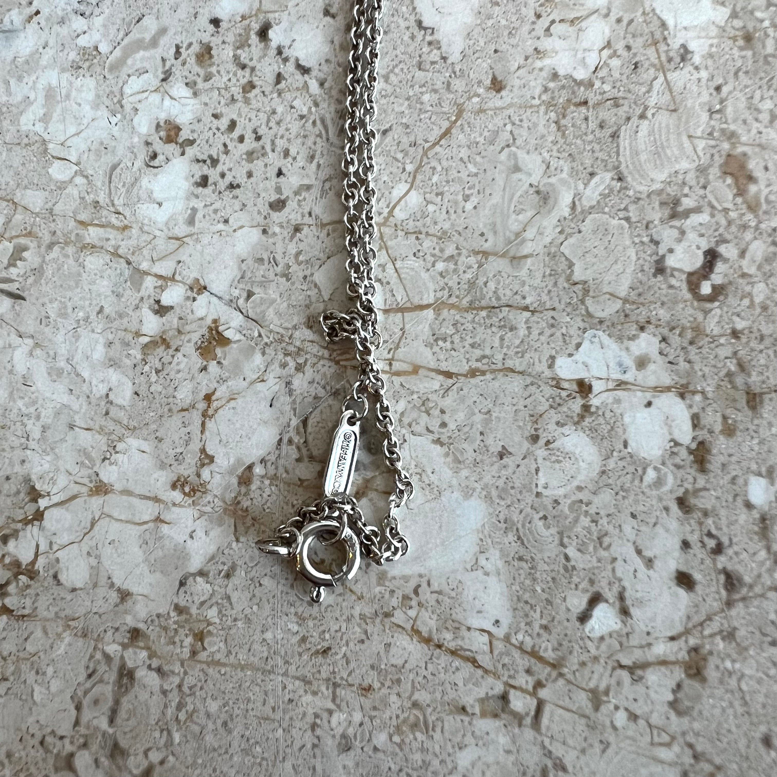 Pre-Owned TIFFANY & CO. Return To Tiffany Heart Key Pendant Necklace