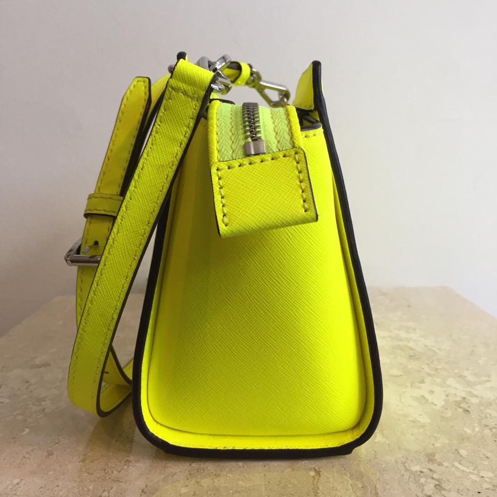 MICHAEL KORS Jade xs Michael leather bag  Yellow  Michael Kors shoulder  bag 32S9GJ4C0L online on GIGLIOCOM
