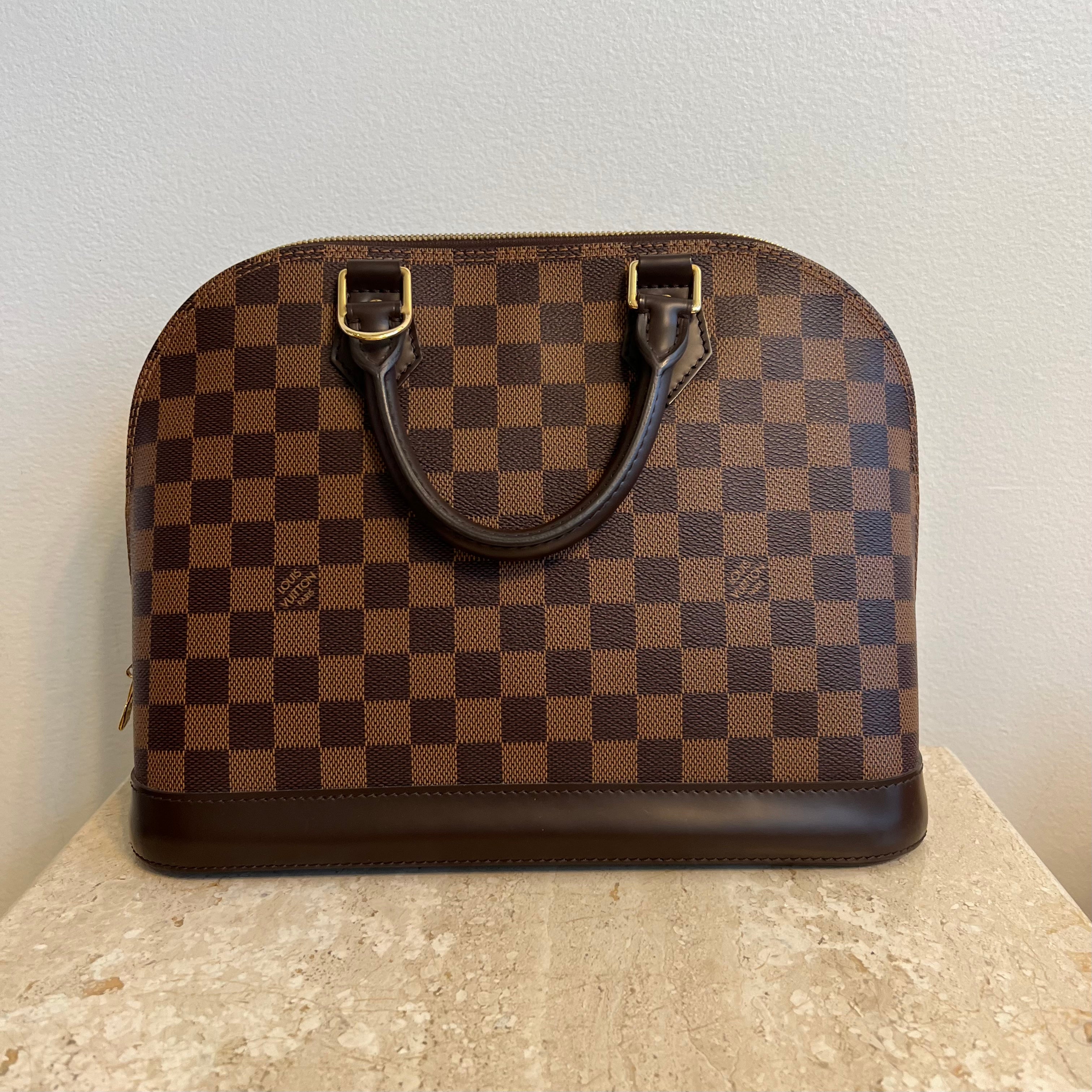 Pre-Owned LOUIS VUITTON  Damier Ebene Alma PM