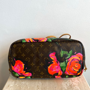 Pre-Owned LOUIS VUITTON Limited Edition Stephen Sprouse Monogram Roses Neverfull