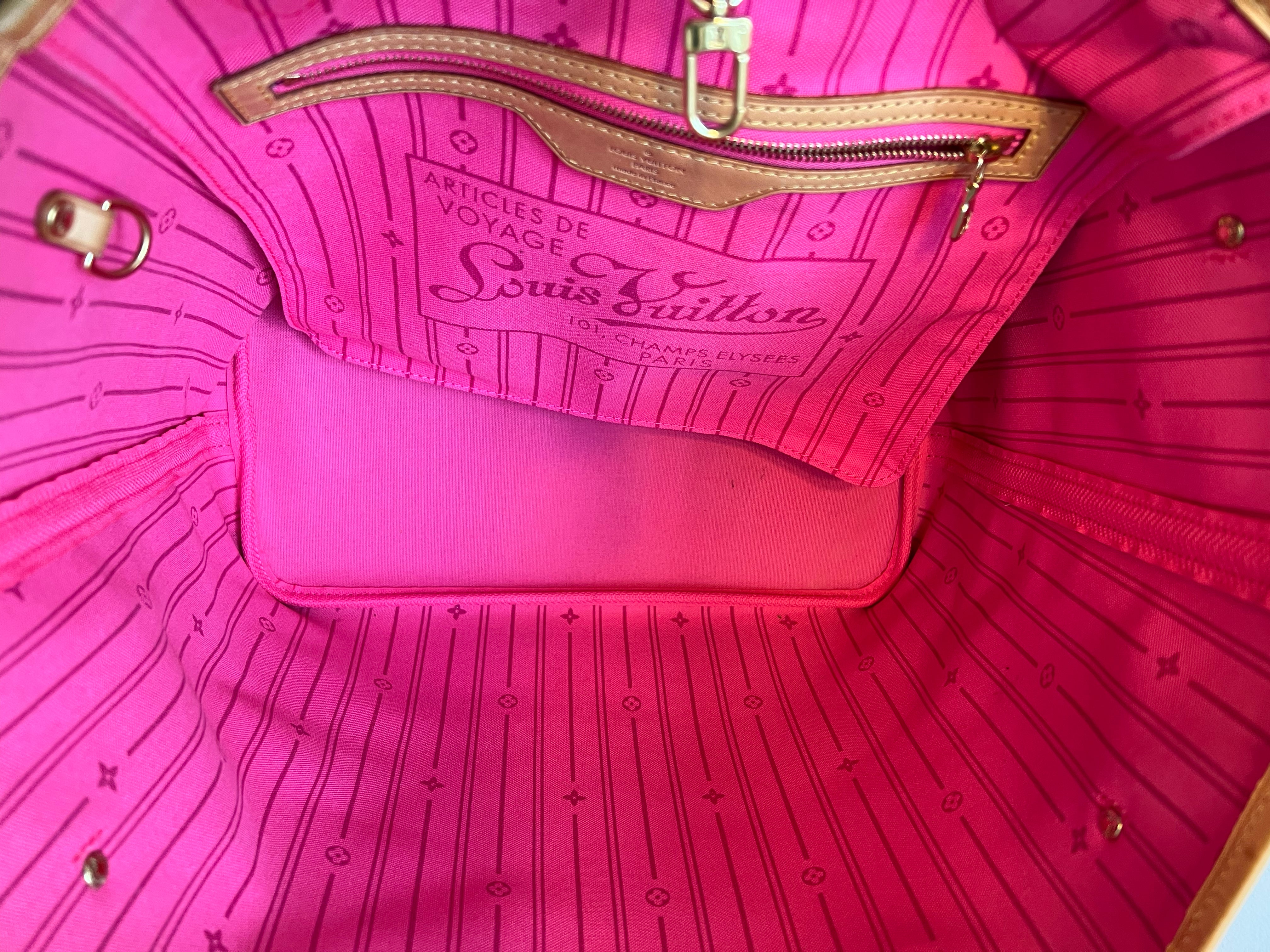 Pre-Owned LOUIS VUITTON Limited Edition Stephen Sprouse Monogram Roses Neverfull