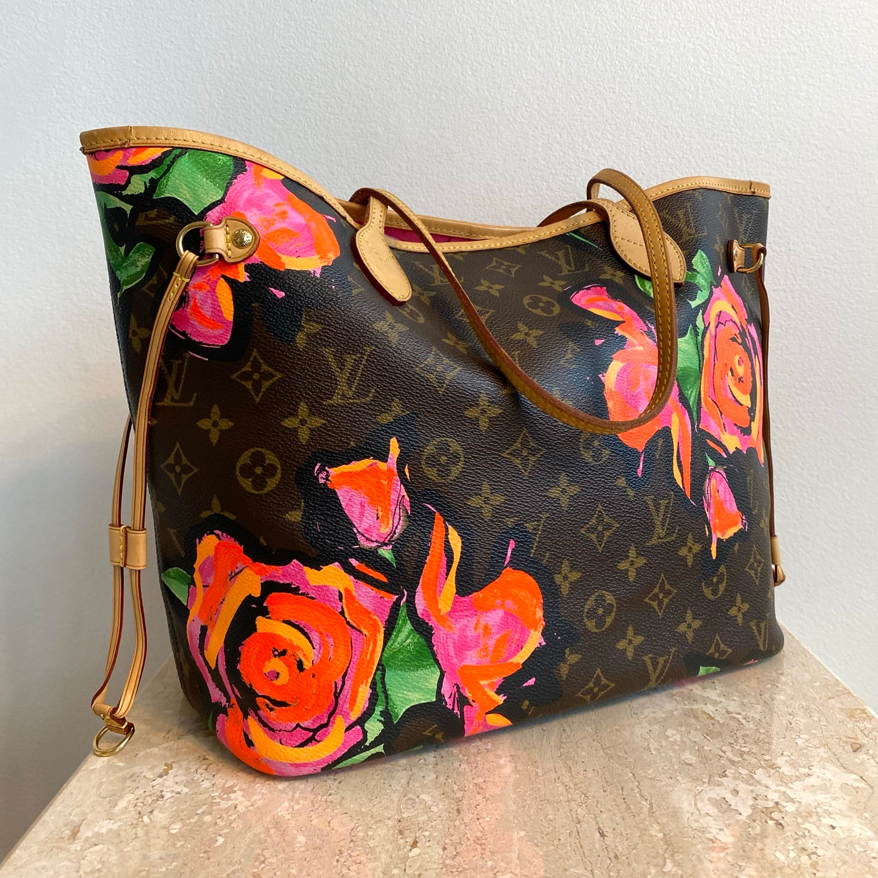 lv stephen sprouse neverfull