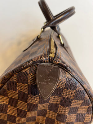 Pre-Owned LOUIS VUITTON Damier Ebene Speedy 35