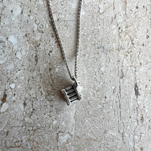 Pre-Owned TIFFANY & CO. Vintage Atlas Cube Necklace