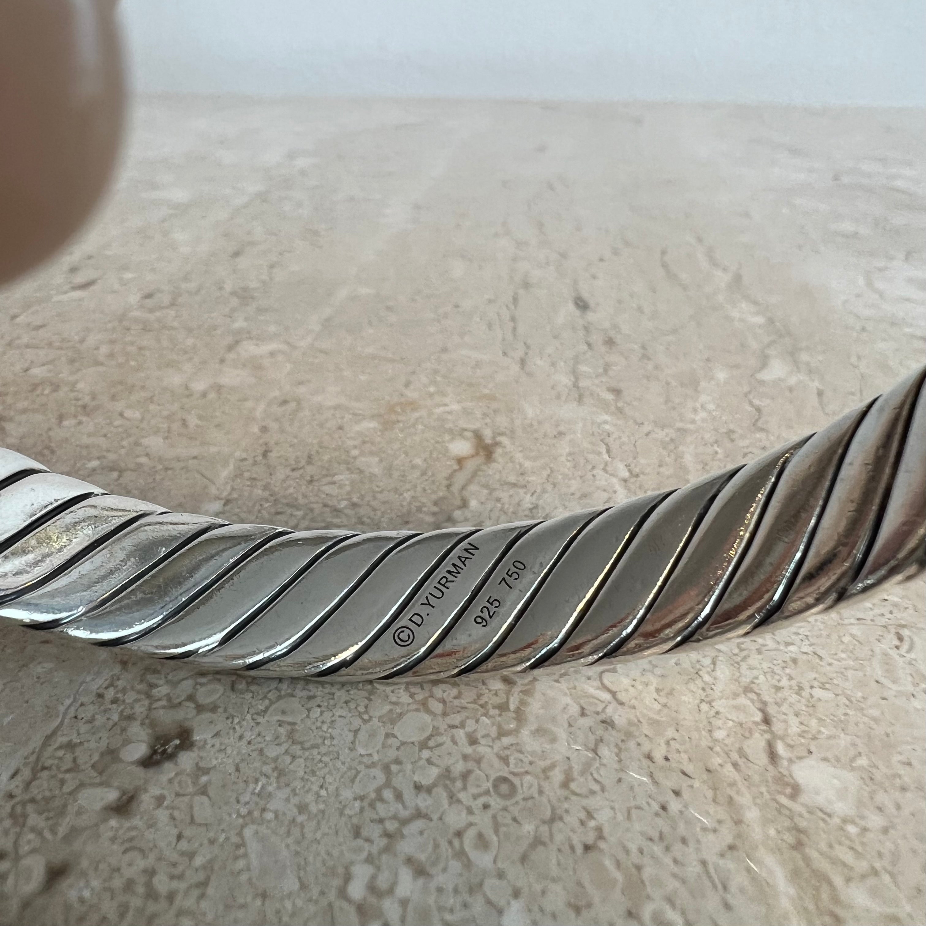 Pre-Owned David Yurman Sculpted Cable Bracelet