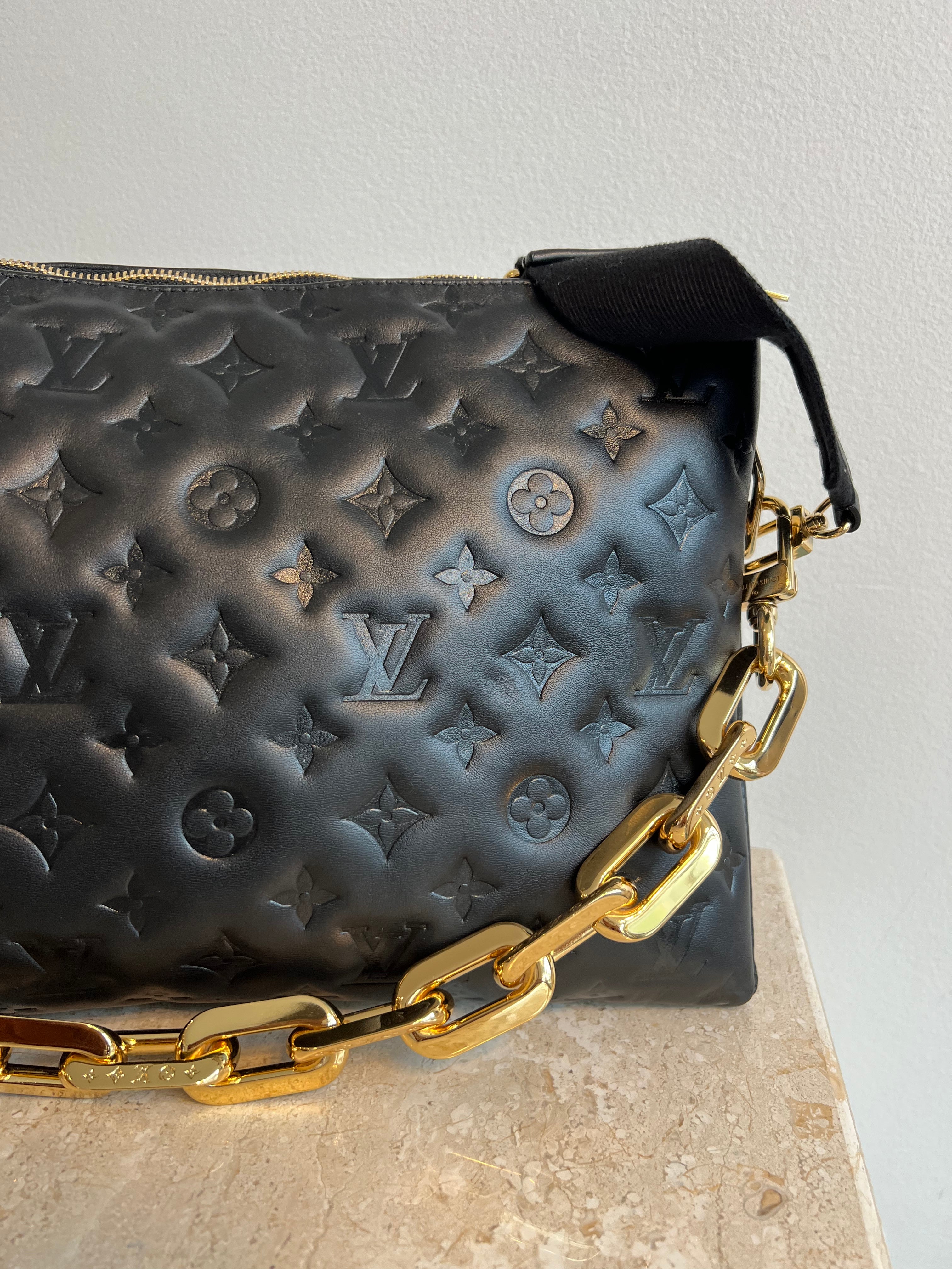 Louis Vuitton  Black Coussin MM Shoulder Bag  VSP Consignment