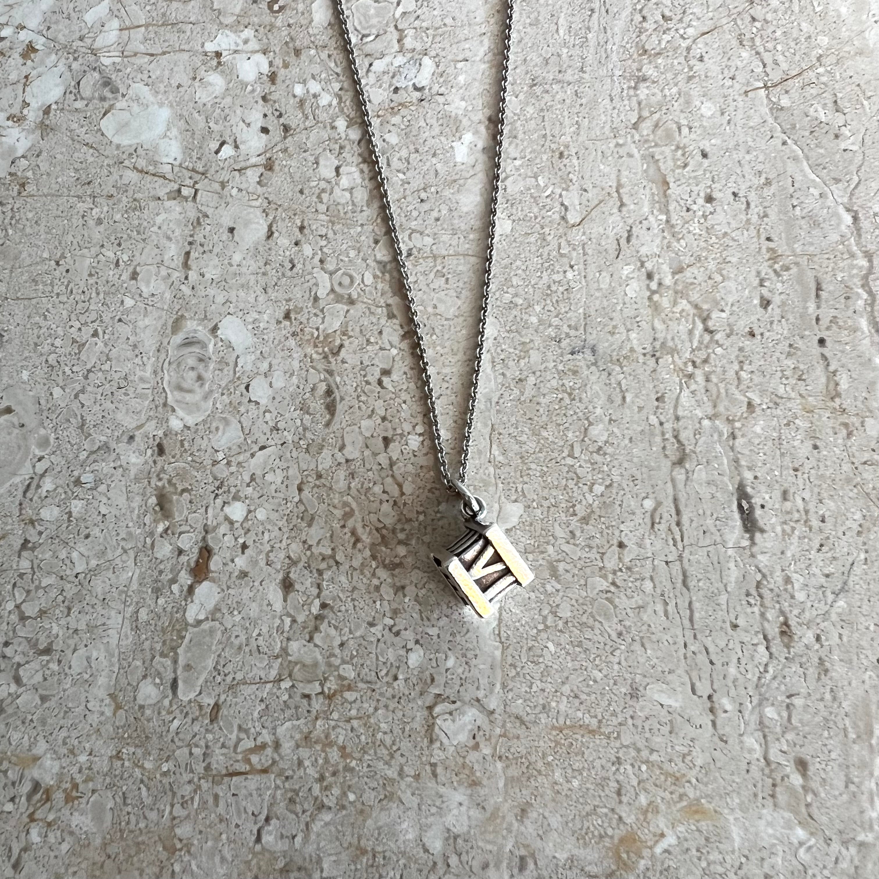 Pre-Owned TIFFANY & CO. Vintage Atlas Cube Necklace