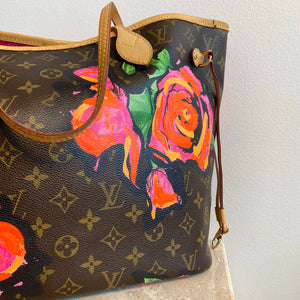 Pre-Owned LOUIS VUITTON Limited Edition Stephen Sprouse Monogram Roses Neverfull