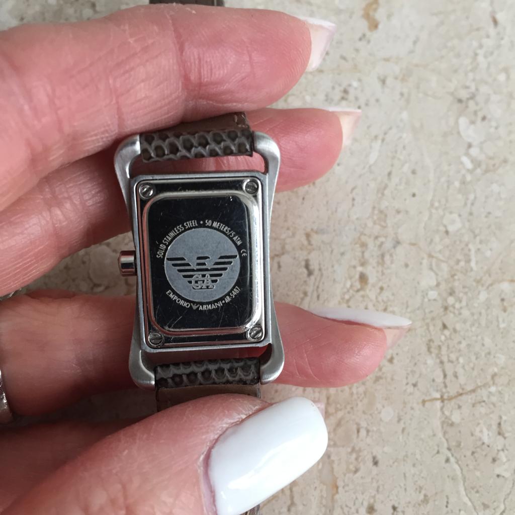 Pre-Owned EMPORIO ARMANI Womens Stainless Steel Watch