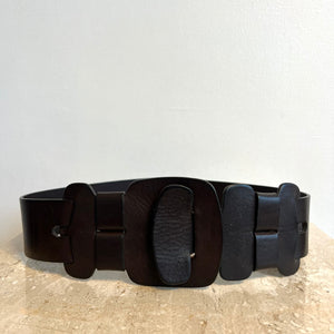 Pre-Owned CHLOE Brown Leather Interlock Belt